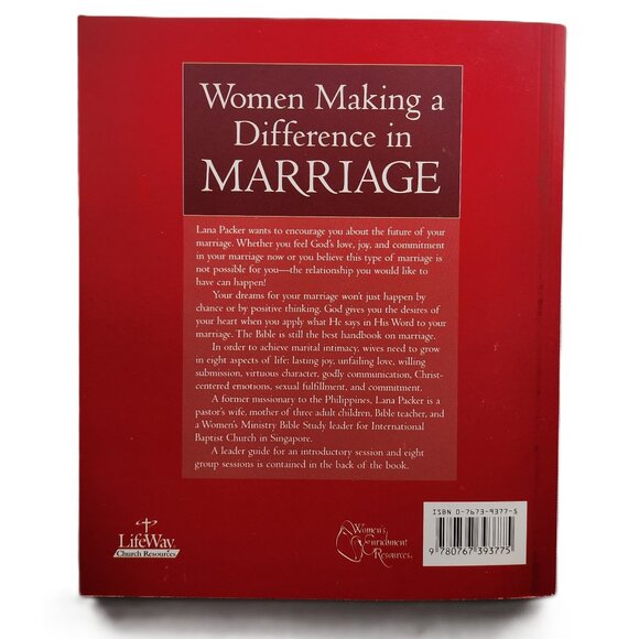 Women Making a Difference in Marriage Building Love Joy & Commitment by Packer - Picture 6 of 6